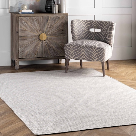 Nuloom Lorretta Geometric Cotton Area Rug 8ft x 10ft HMCO6B-8010